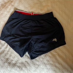 Tracksmith session speed shorts small in navy 3.125” inseam